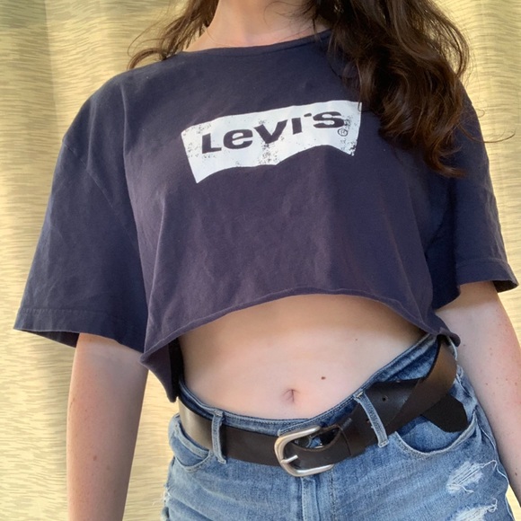 Levi's Tops - Custom Levi’s Crop Top